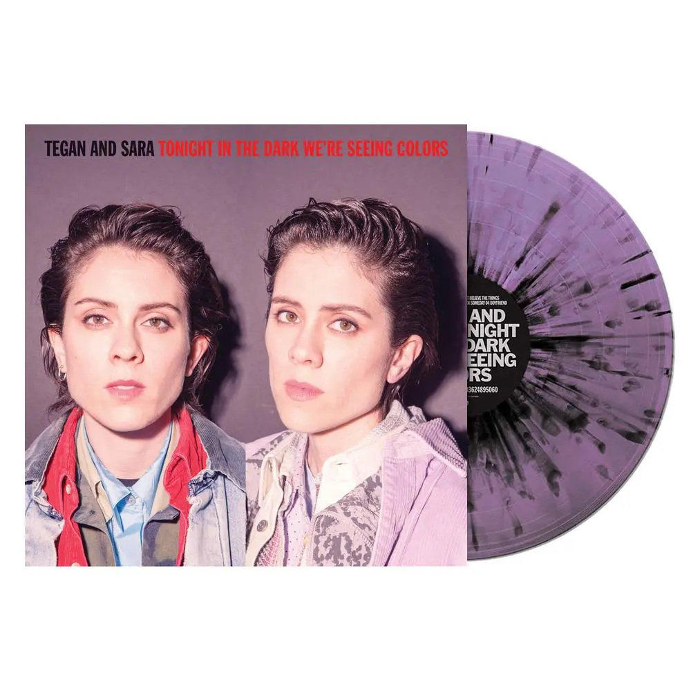 Tonight Were In The Dark Seeing Colours (Purple Black Splatter Vinyl) 1