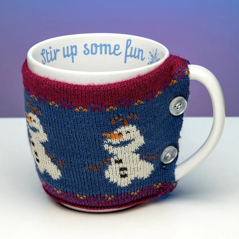 Paladone 250Ml Frozen Olaf Cosy Tea Cup Gift With Knit 2