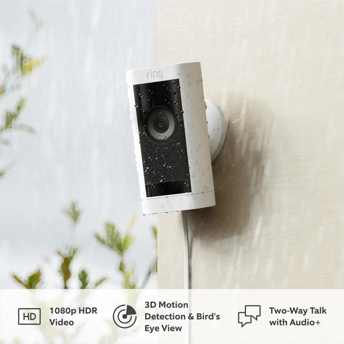 Ring Stick Up Cam Pro Plug-In (White) 2