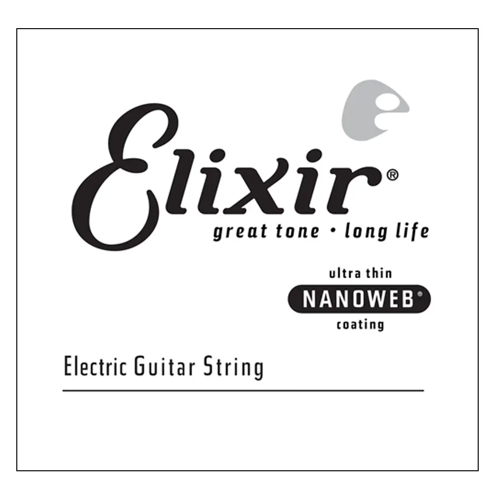 Elixir #15249 Electric Guitar Nano Coating 0.049 Single String 1