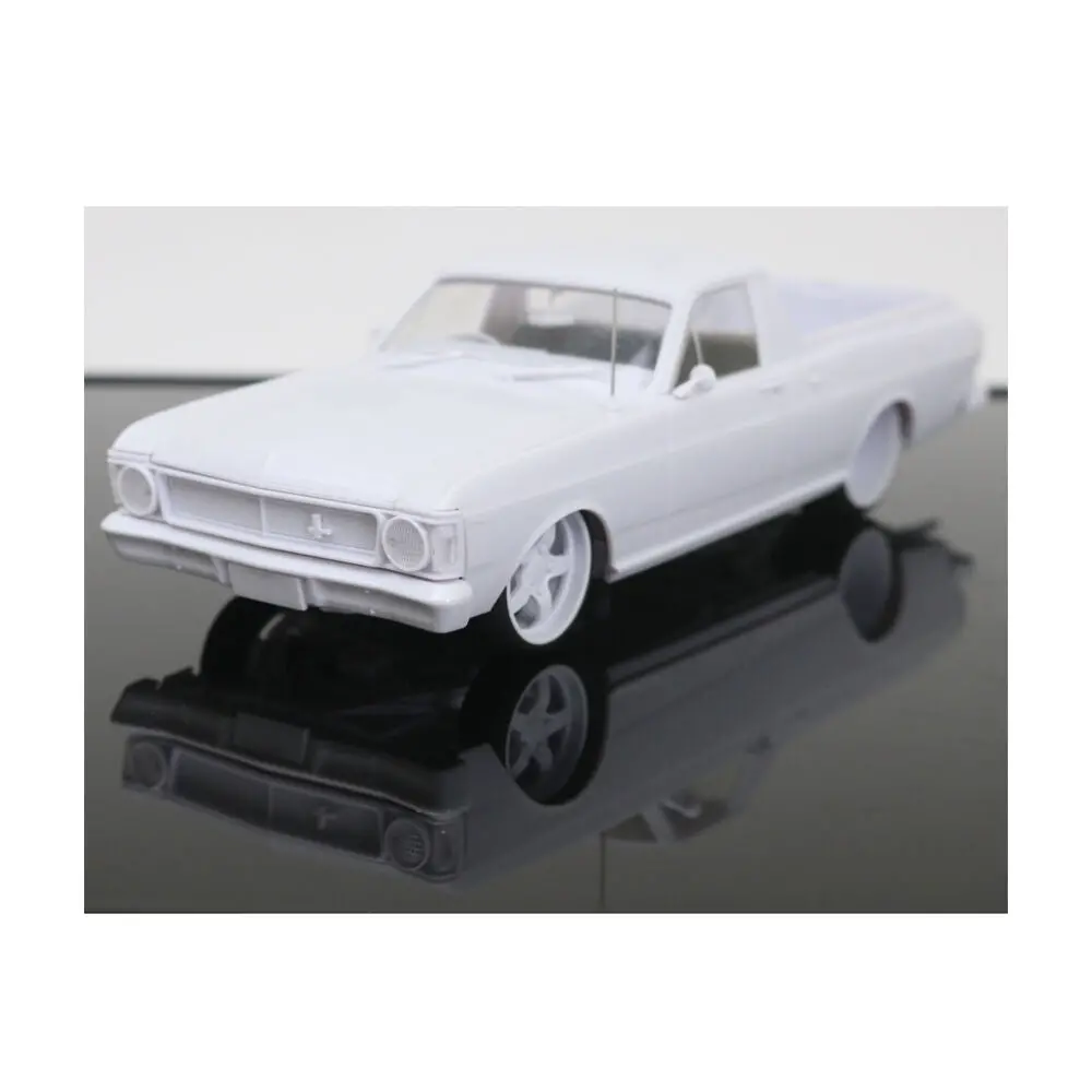 Dda 1:24 Scale Ford Xw Ute Slammed 351 Engine With Standard Bonnet Plastic Kit 1