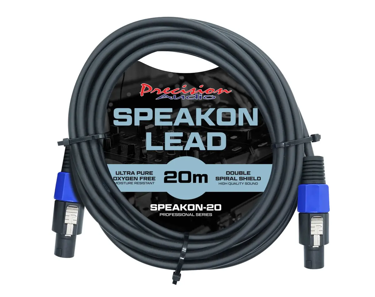 Precision Audio 20M Speakon To Speakon Cable 1