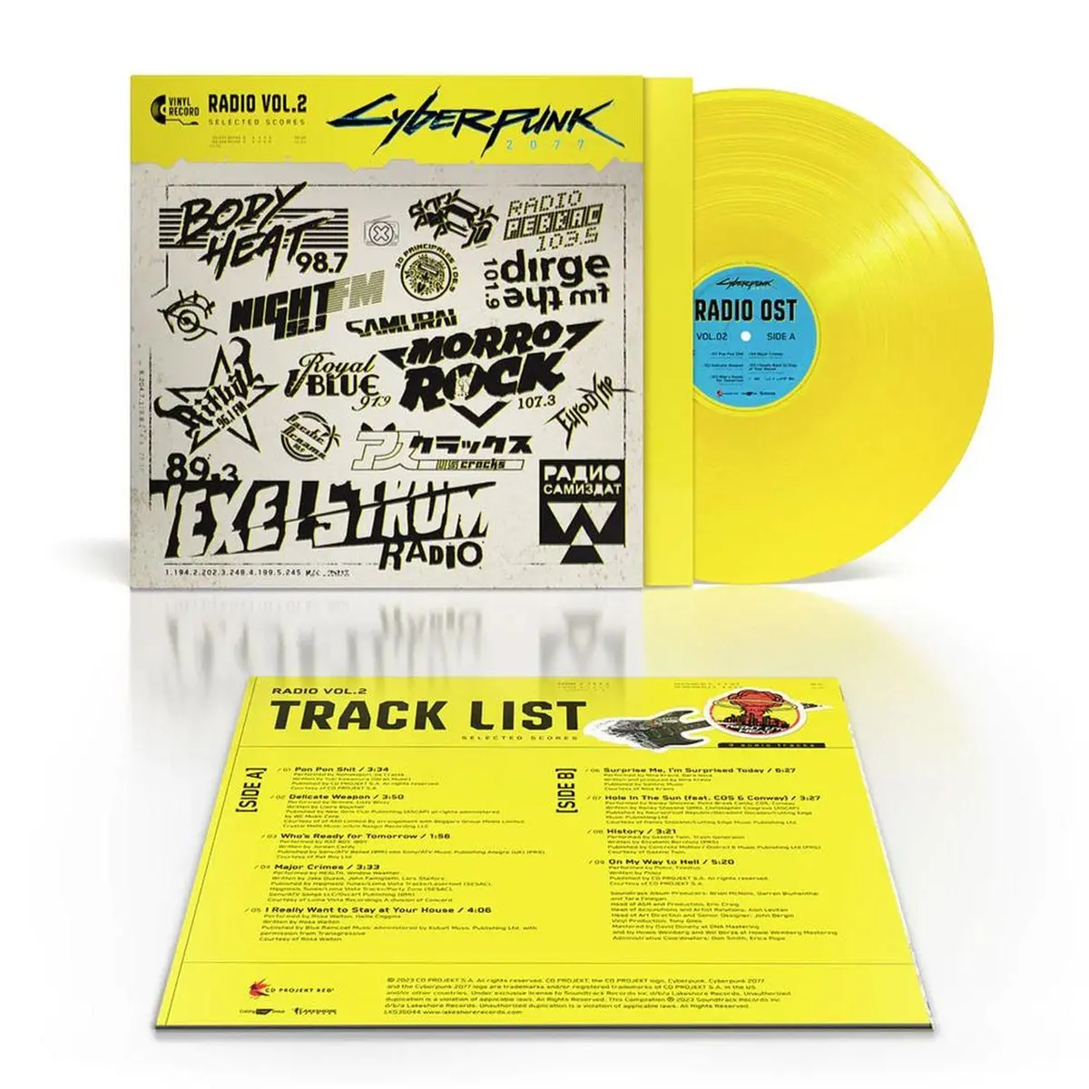 Cyberpunk 2077 Radio Vol. 2 (Limited Opaque Yellow Coloured Vinyl) 1