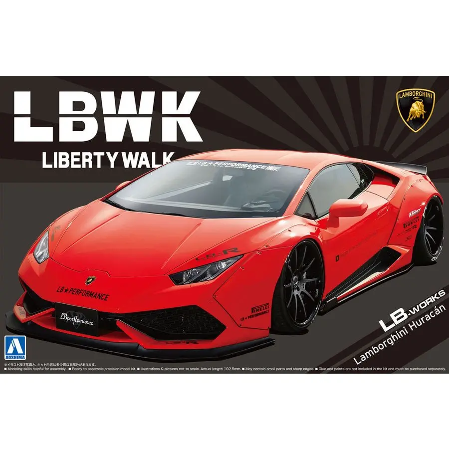Aoshima 1/24 Lb Works Lamborghini Huracan Ver.1 1