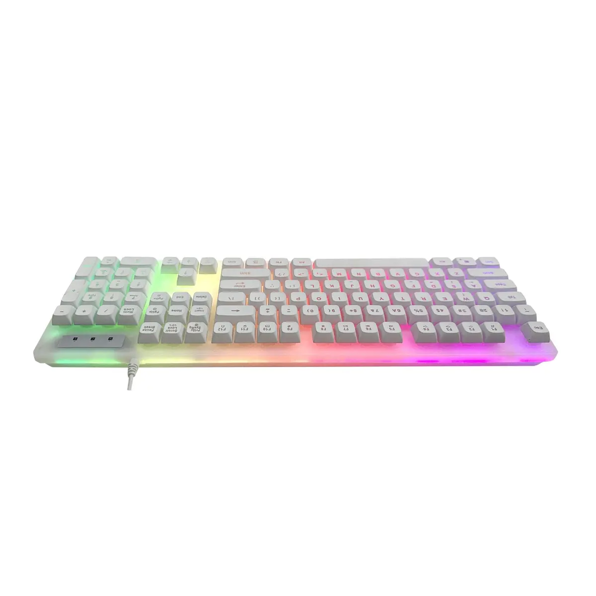 Playmax Aurora Gaming Keyboard (White) 2