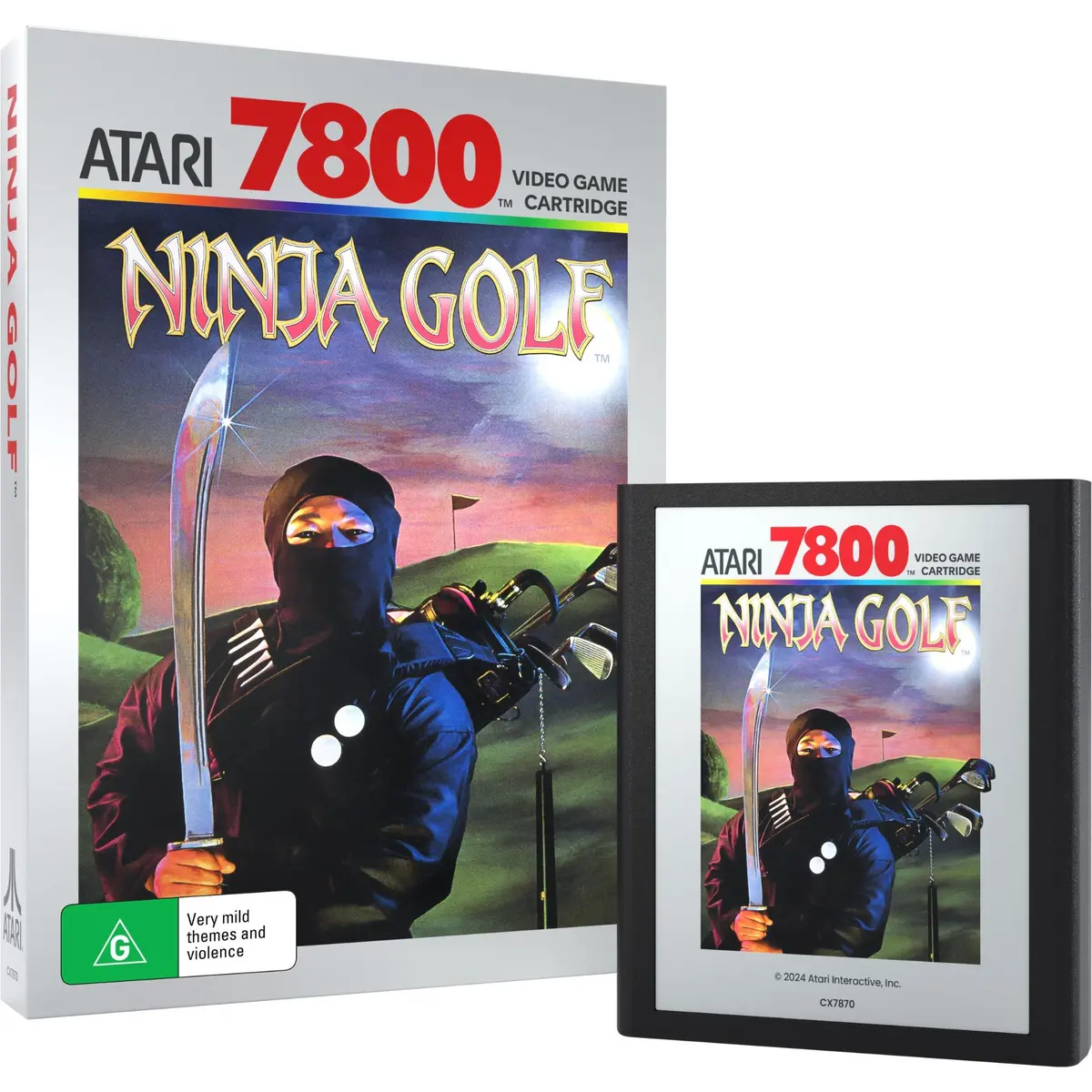 Atari 7800 Ninja Golf 1