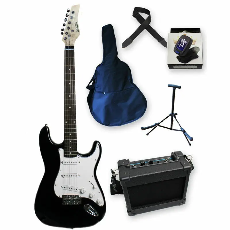Axiom Discovery Beginner Electric Guitar Pack (Black) 1