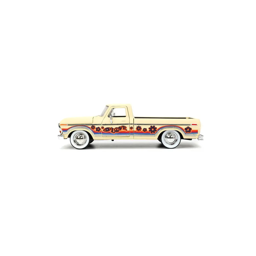 Jada Toys I Love The 70S 1979 Ford F150 1:24 Scale Racing Car Die-Cast Vehicle Toy 2