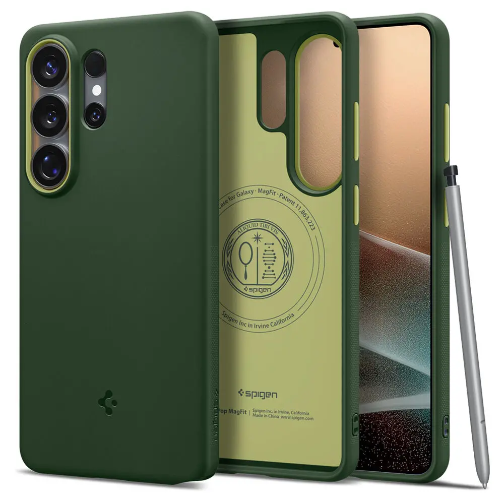 Spigen Galaxy S26 Ultra Nano Pop (Magfit) Case (Avo Green) 1