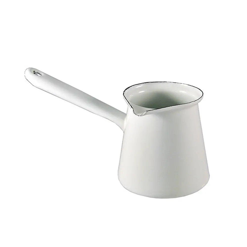 Urban Style 6Cm Enamel 500Ml Turkish Coffee Pot (White) 2