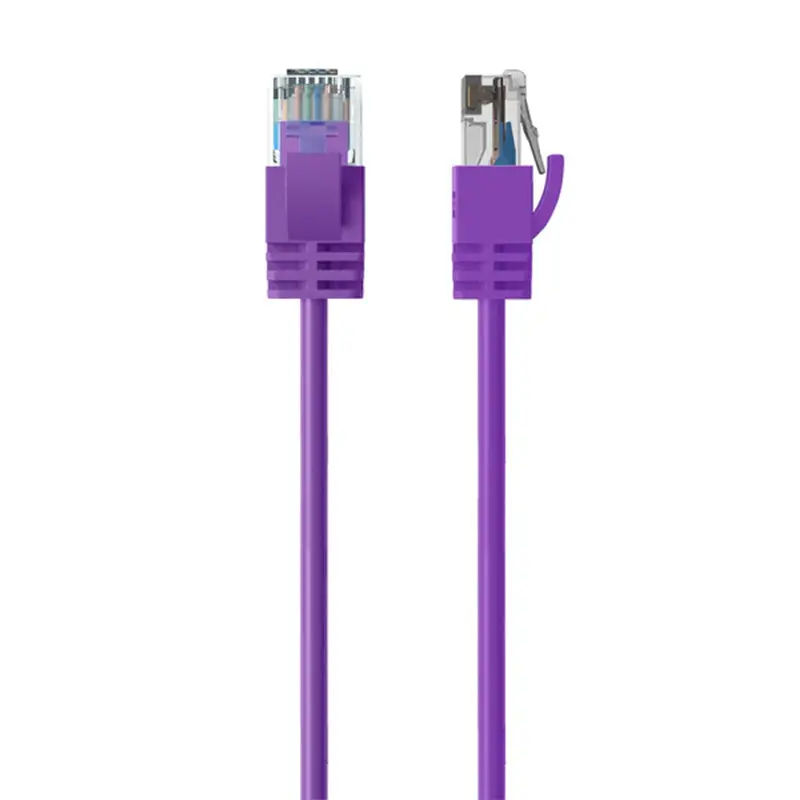 Cruxtec Ultra-Thin Cat6a U/Utp Ethernet Cable - Purple 0.5M (Rf6a-005-Pu) 1