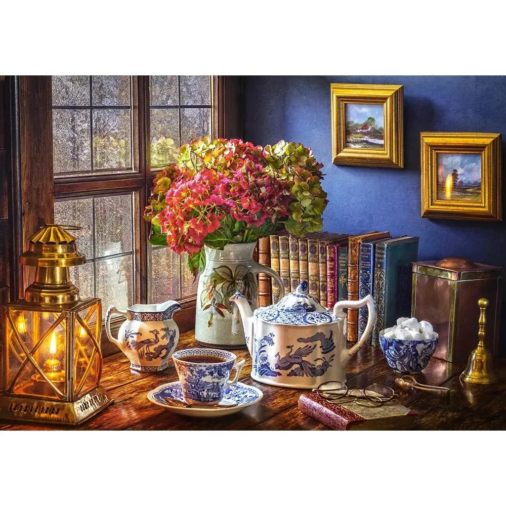 Castorland 500Pc Tea Time (Floral) Puzzle 2