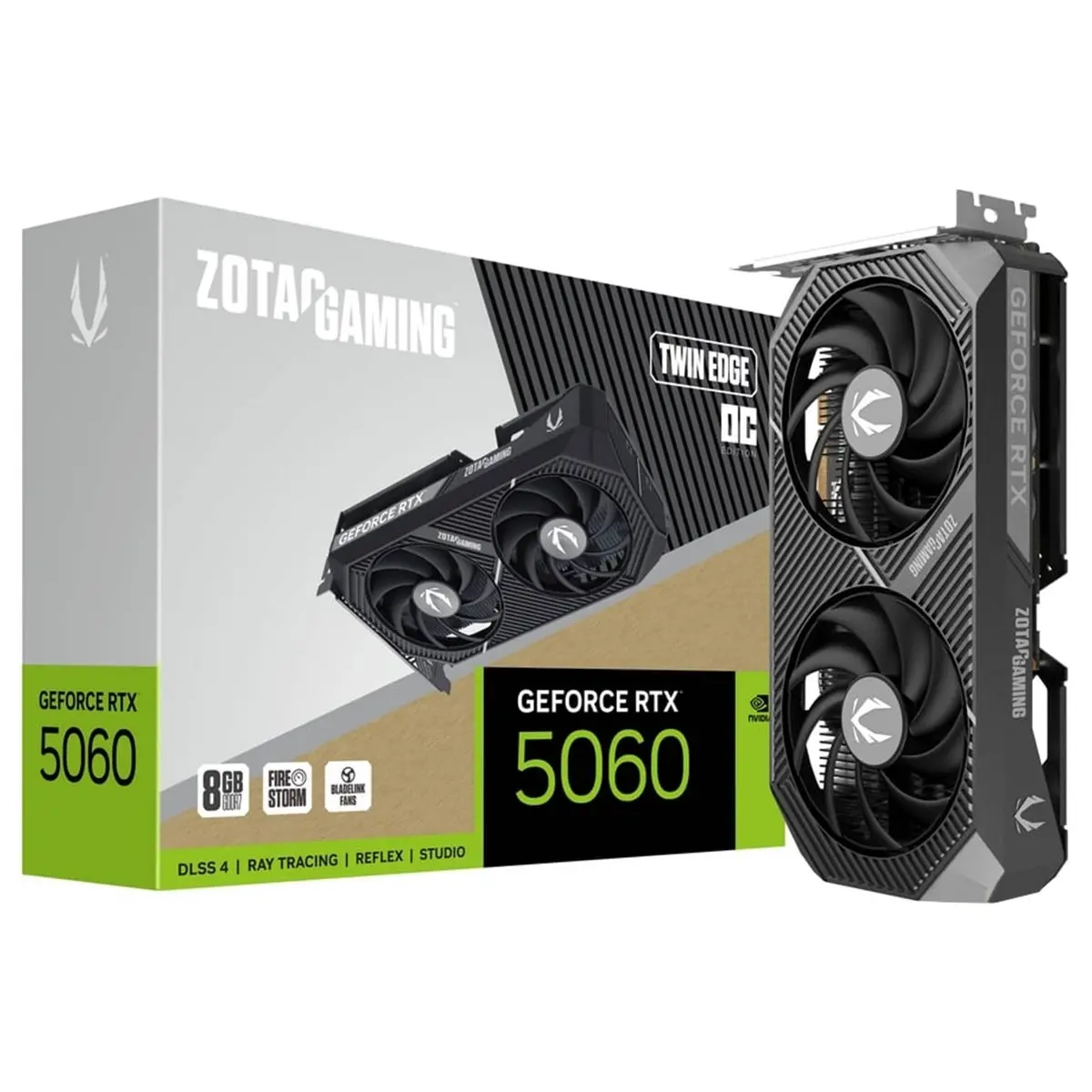 Zotac Geforce Rtx 5060 8Gb Gddr7 Twin Edge Oc Graphics Card 1