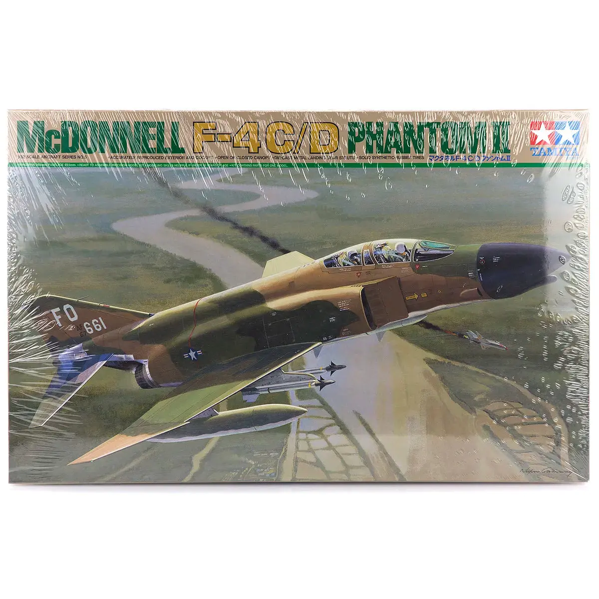 Tamiya 1/32 Mcdonnell Douglas F-4C/D Phantom Ii Jet Scaled Plastic Model Kit 1