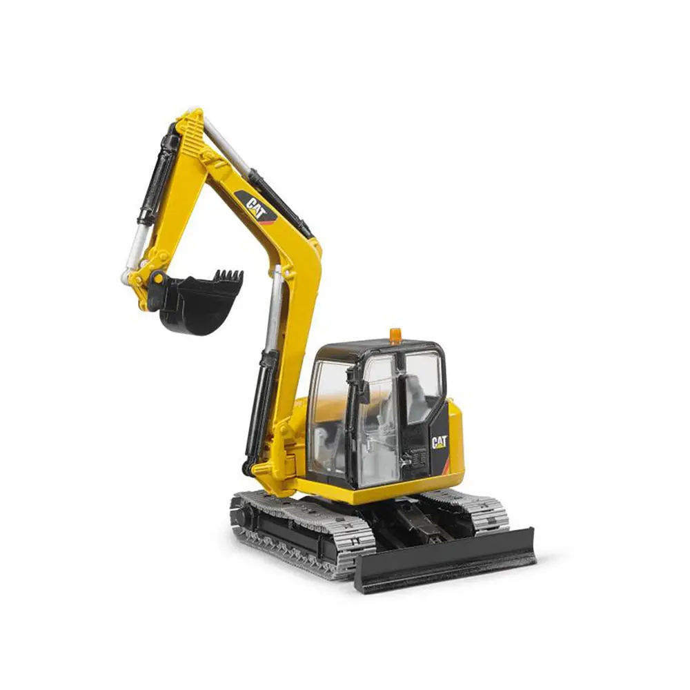Bruder Licensed 1:16 Scale Caterpillar Mini Excavator With Genuine Chain Links Tracked Chassis 2