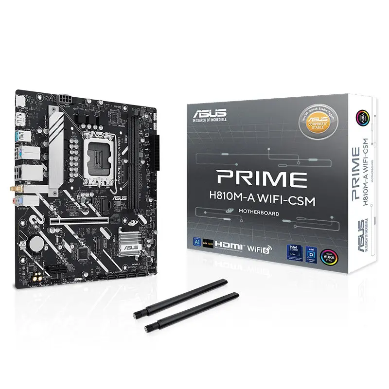 Asus Prime H810m-A Wifi-Csm Lga 1851 Matx Motherboard (Prime H810m-A Wifi-Csm) 1
