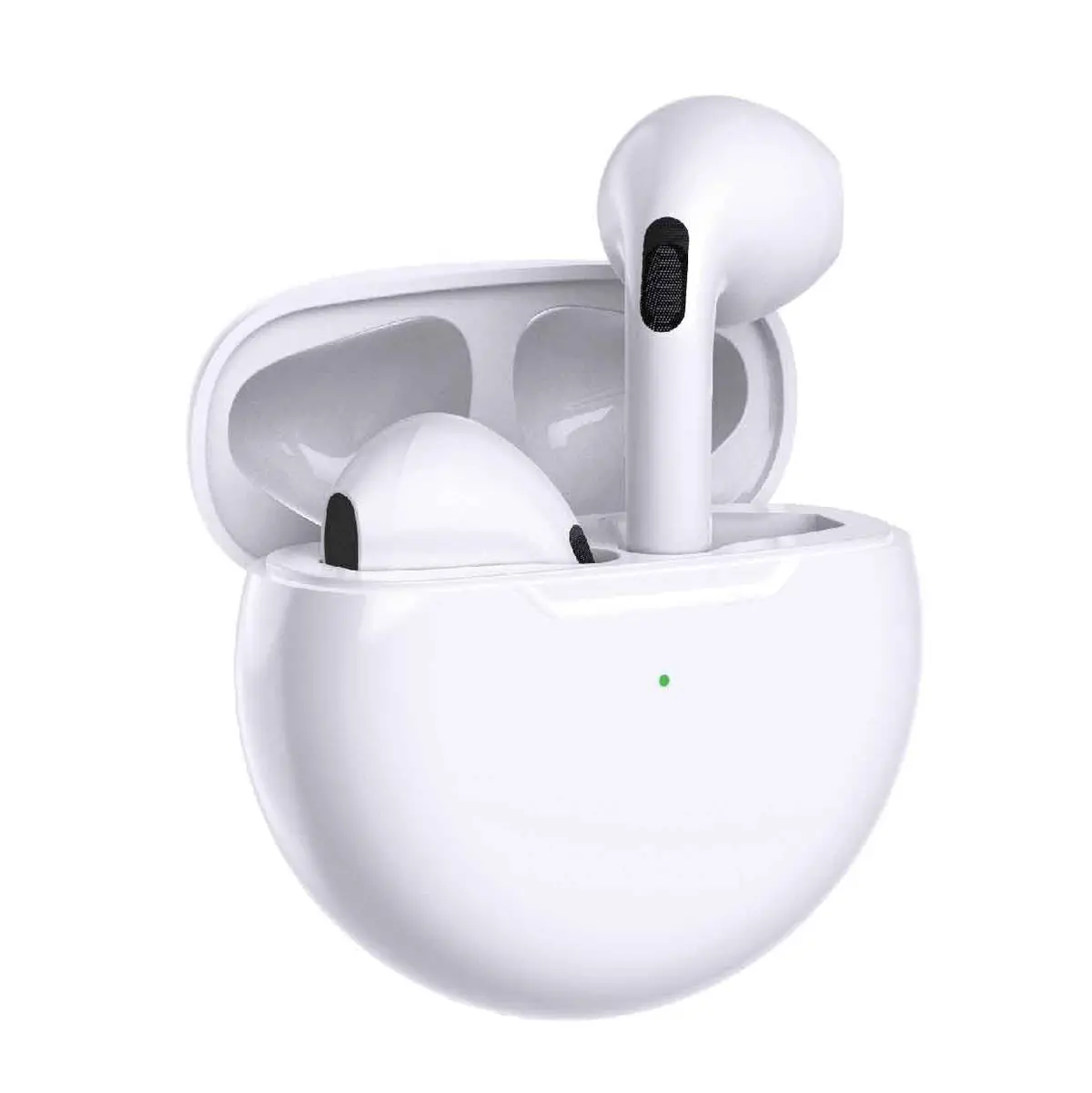Laser Tws Earbuds With Voice Assistant And Charging Case (White) 1