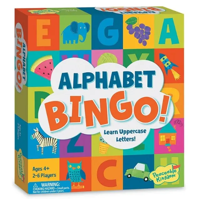 Peaceable Kingdom Alphabet Bingo! Game 1