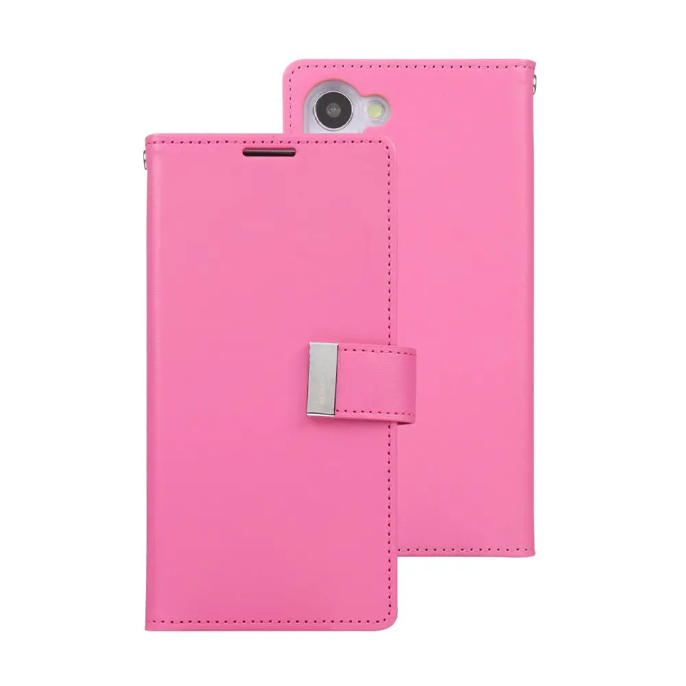 Goospery Rich Diary For Galaxy S23 Ultra - Hot Pink 1