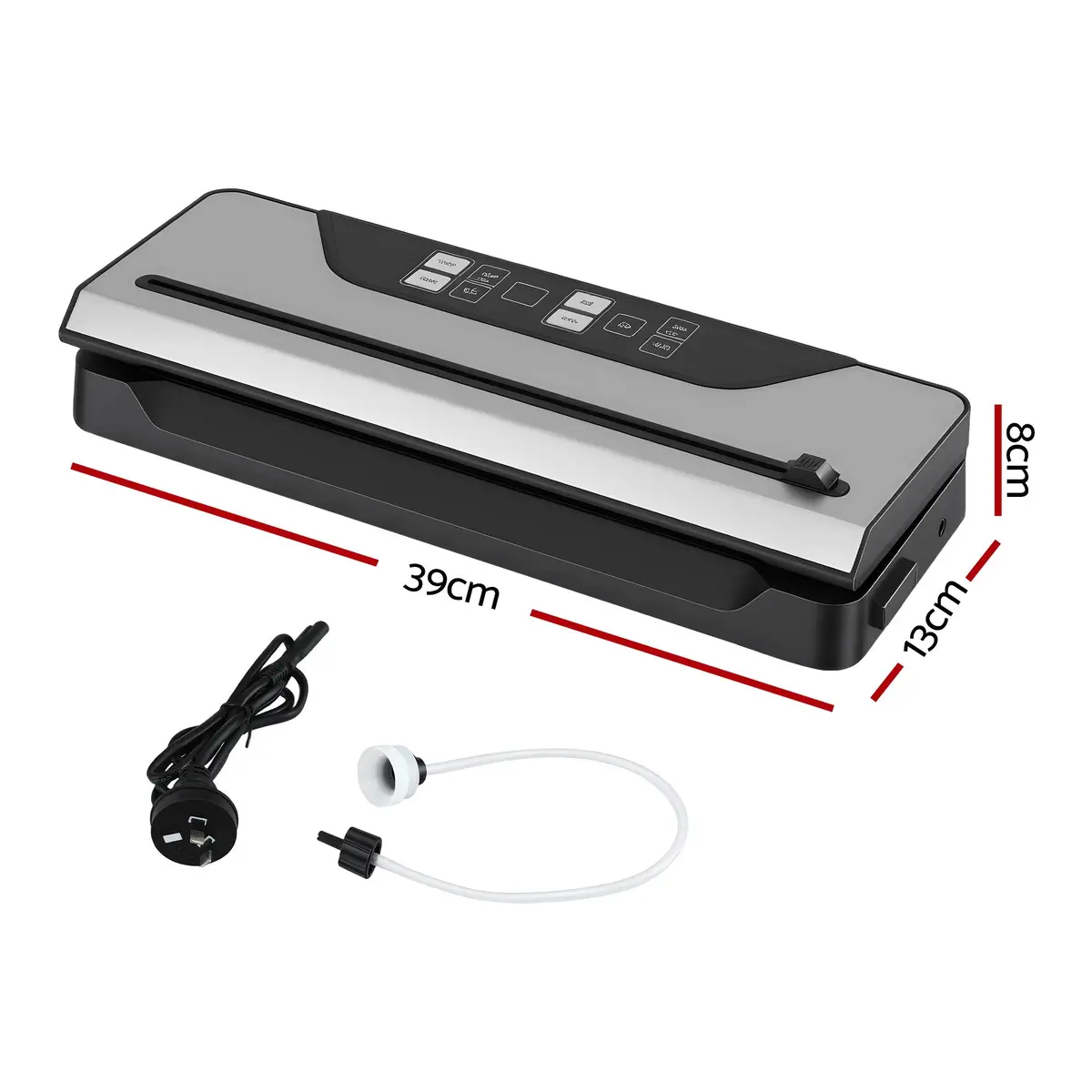 Devanti Food Vacuum Sealer Machine Fresh Storage Auto Seal Slide Cutter 5 Modes 2