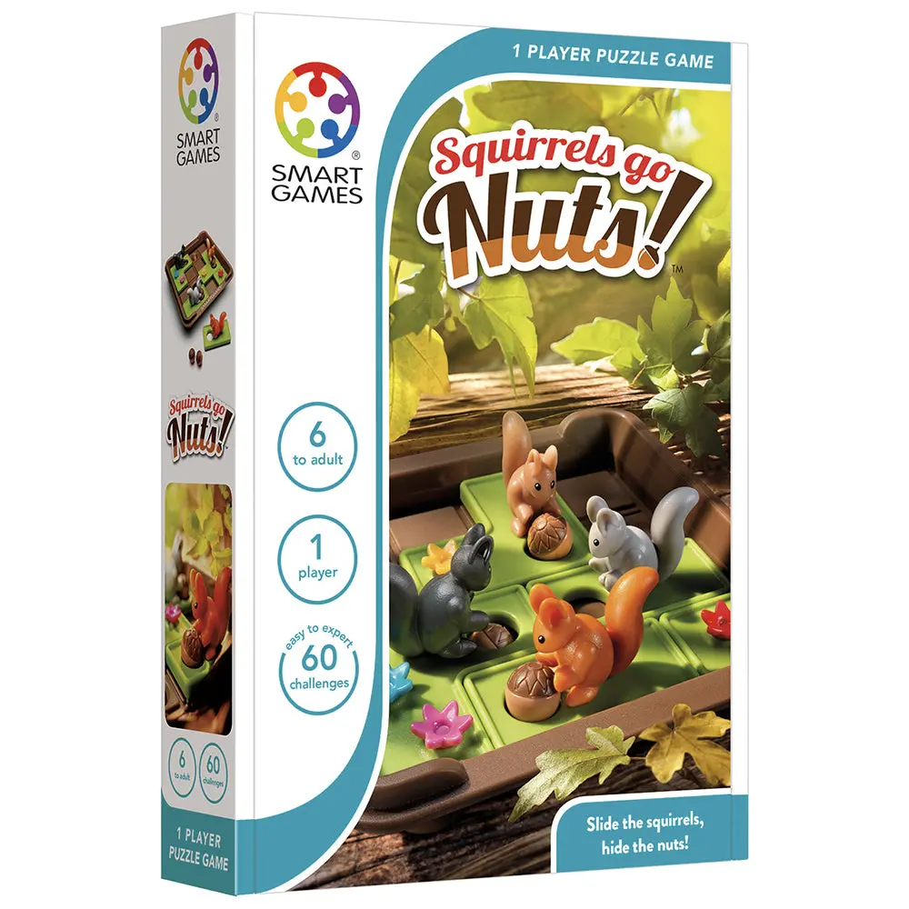 Smart Games Squirrels Go Nuts Single Player Puzzle Game 1