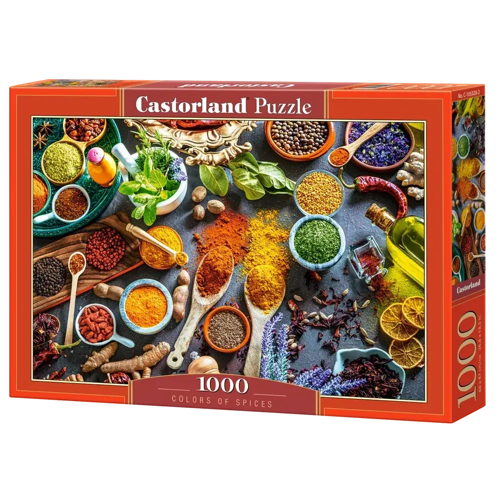 Castorland 1000-Pieces Colors Of Spices Puzzle 1