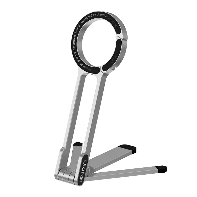 Ulanzi Ma30 Carabiner-Mounted Phone Tripod (Silver) 1