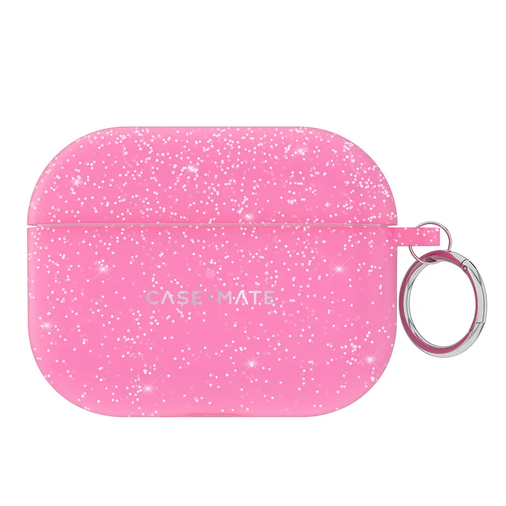 Case-Mate Gelli Case - For Airpods Pro 2 - Pink Sparkle - 1