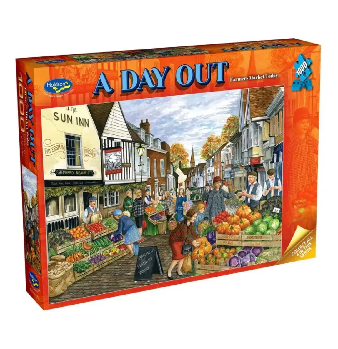 Holdson 1000Pc A Day Out Farmers Market Puzzle 1