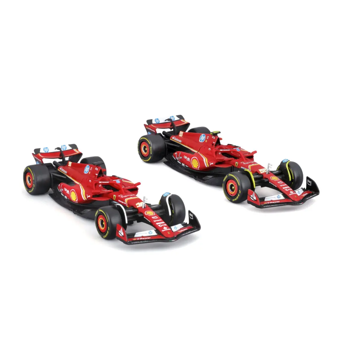 Bburago 1/43 Ferrari Sf-24 #16 And #55 Set 1