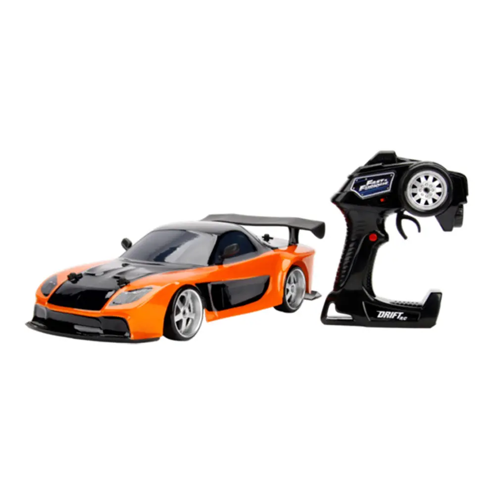Jada 1:10 Scale Fast & Furious Han's 1993 Rc Car Mazda Rx-7 Veilside 1
