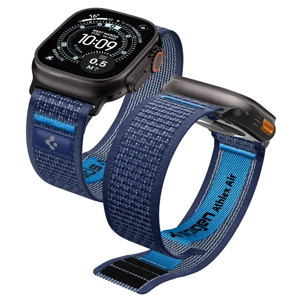 Spigen Apple Watch 42-49Mm Athlex Air 2 Wristband (Active Navy Blue) 1