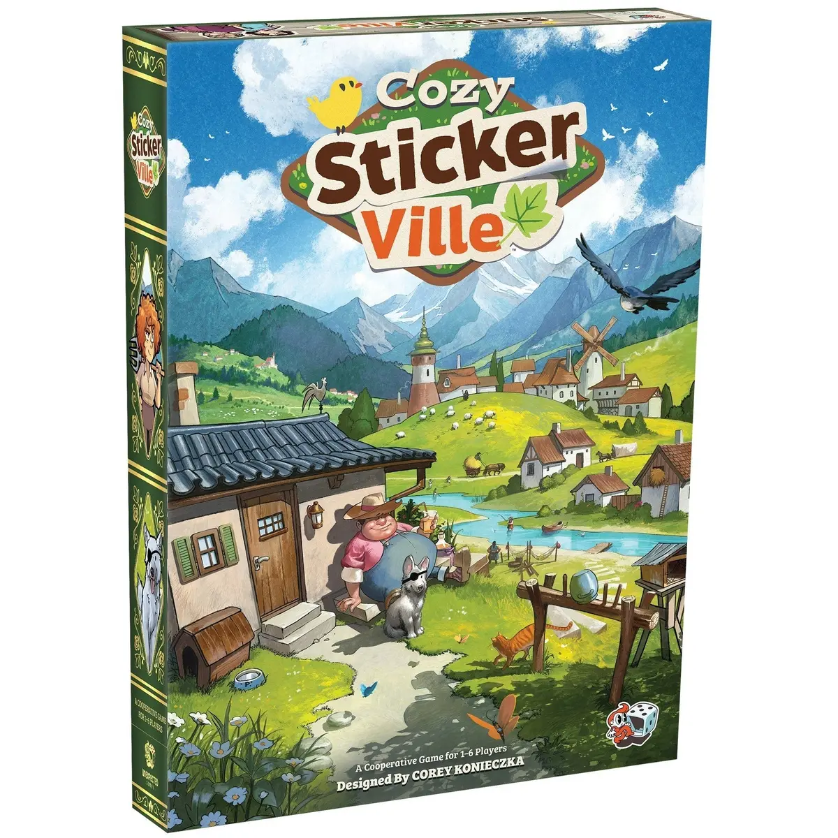 Asmodee Cozy Stickerville Game 1
