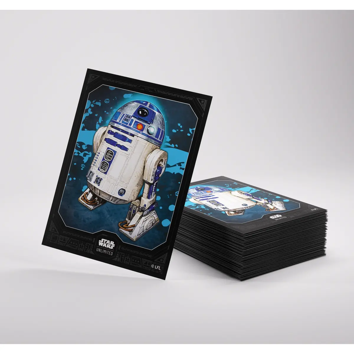 Gamegenic Star Wars Unlimited Premium Art Sleeves - R2-D2 66Mmx92mm 62 Sleeves Per Pack 2