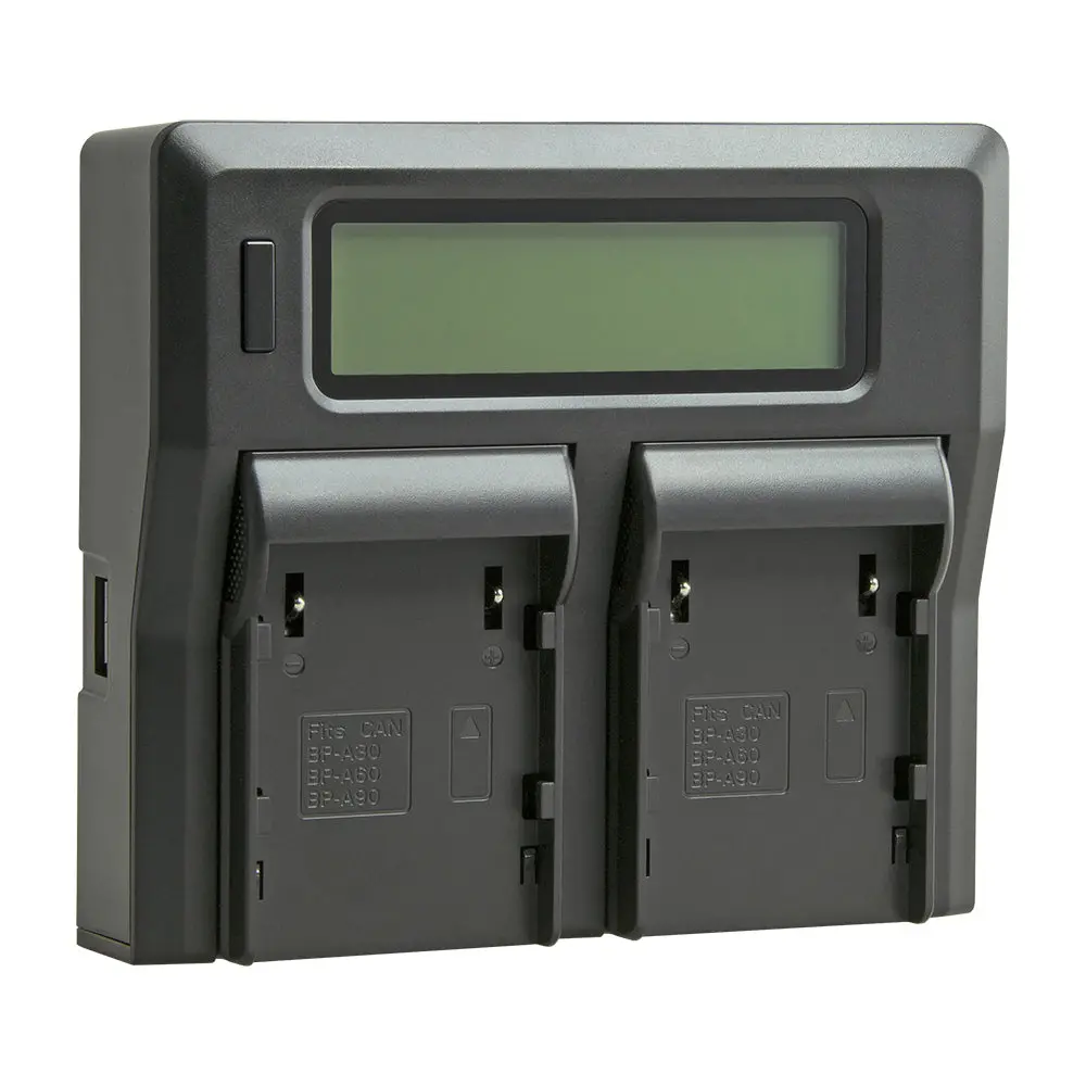 Jupio Dedicated Duo Charger With Lcd For Canon Bp-A30/Bp-A60 Batteries 2