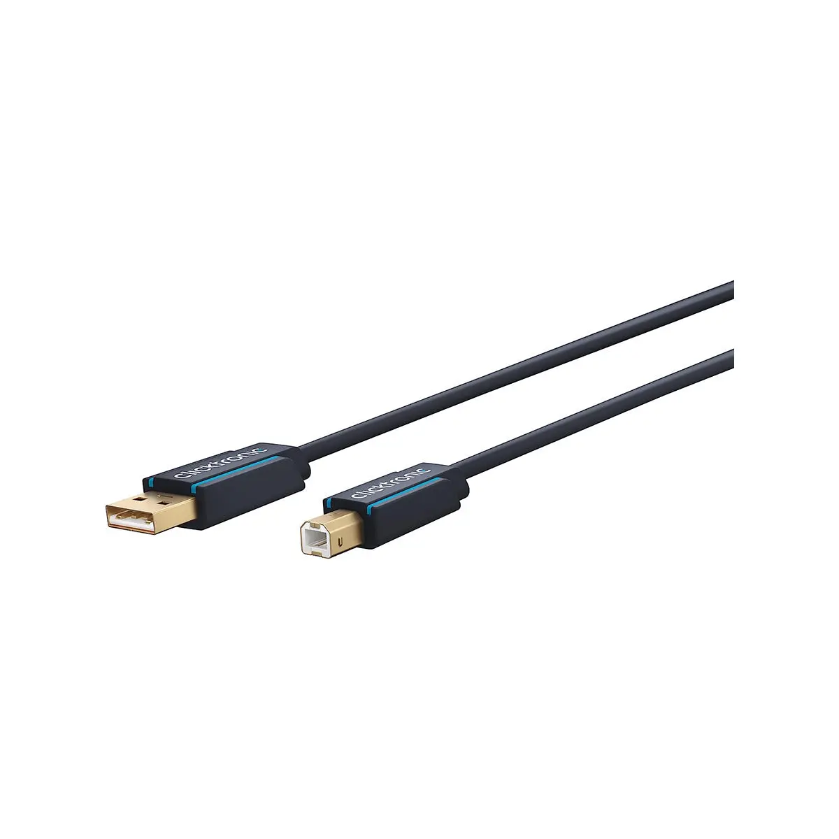 Clicktronic Usb A To Usb B Cable 2.0 1.8M (Black) 1