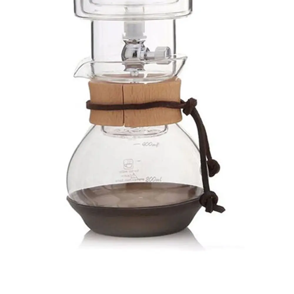 Coffee Culture 400Ml/26Cm Cold Drip Glass Coffee Maker With Wooden Neck (Clear) 2