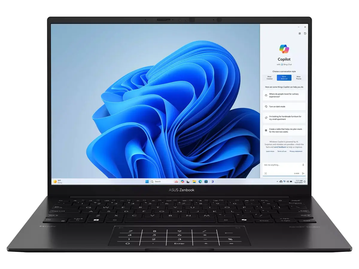 Asus Zenbook 14 14" Ryzen Ai 7 445 16Gb Ram 512Gb Laptop (Jade Black) 1