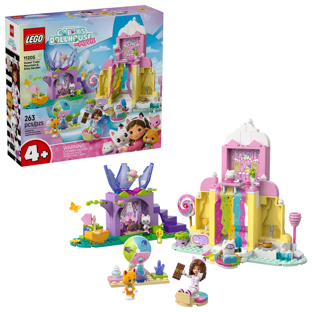 Lego 11205 Sweet Treat Mountain And Kitty Garden - Gabbys Dollhouse 1