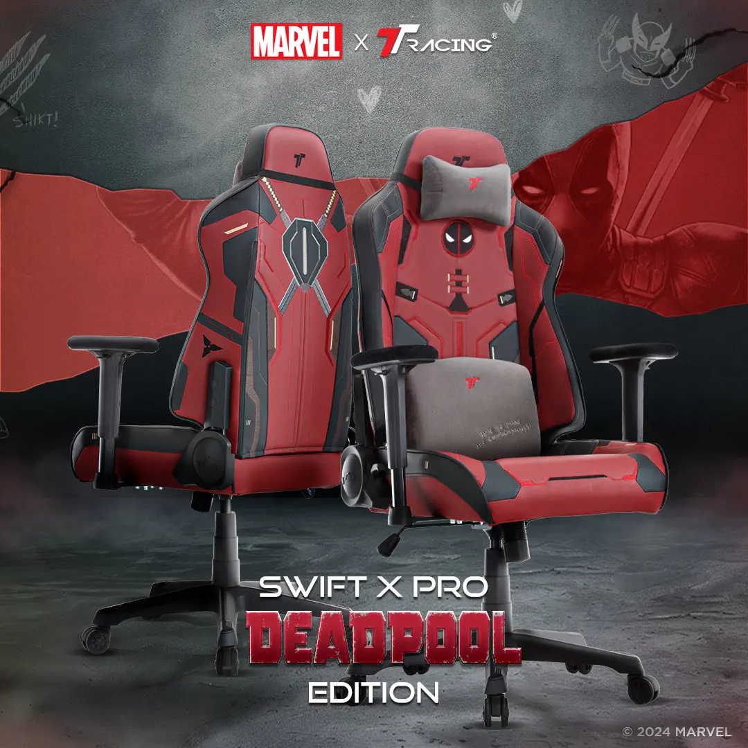 Ttracing Swift X Pro Gaming Chair - Deadpool Edition 2