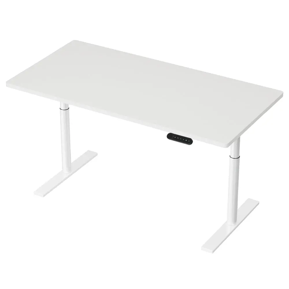 Artiss Standing Desk Motorised Electric Dual Motor 140Cm White 1