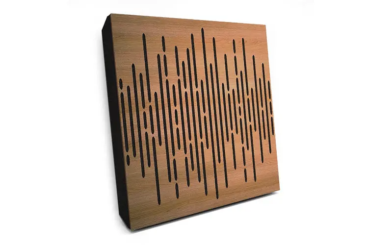 Elite Sound Acoustics 50Mm Panel Foam Absorption Diffuser (Wave Oak) 1
