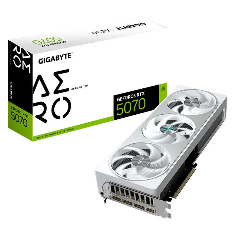 Gigabyte Geforce Rtx 5070 Aero Oc 12G Graphics Card (Gv-N5070aero Oc-12Gd) 1