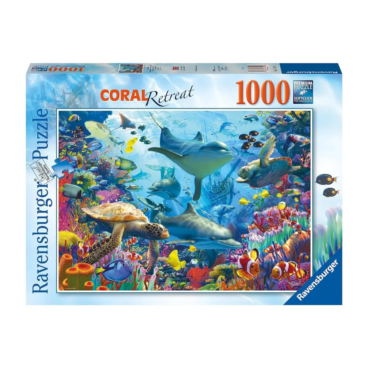 Ravensburger 1000Pc Coral Retreat Puzzle 1