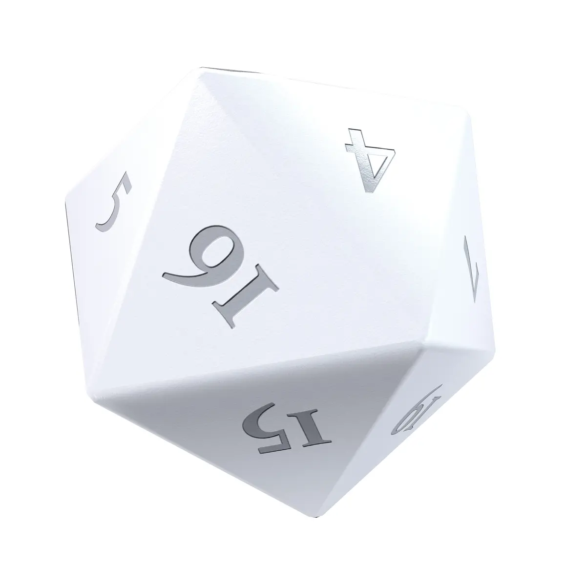 Ultra Pro: Up16180 Vivid Heavy Metal Dice: White 1