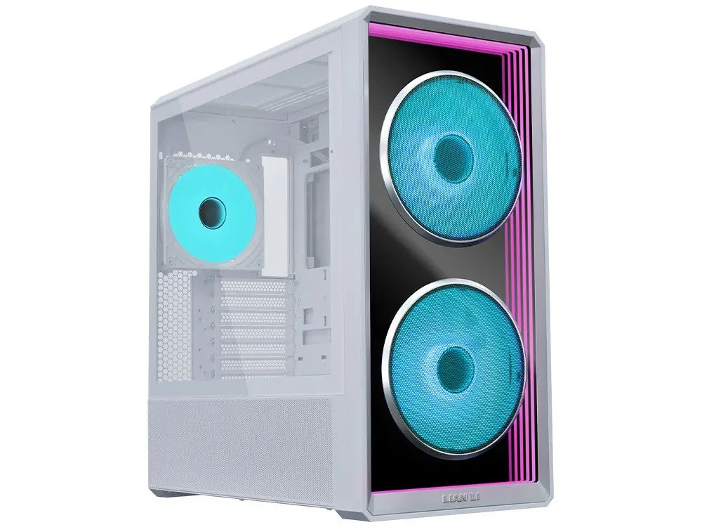 Lian Li Lancool 217 Inf Infinity Mirror Atx Mid-Tower Case - White 1