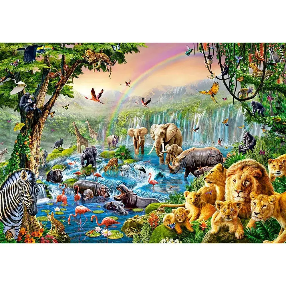 Castorland 500-Pieces Jungle River Puzzle 2