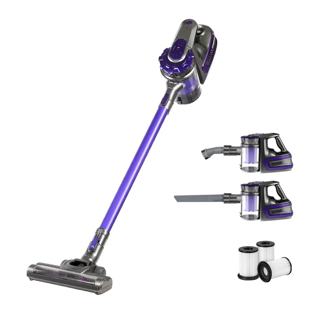 Devanti Stick Vacuum Cleaner Cordless Hepa Filter Purple 1