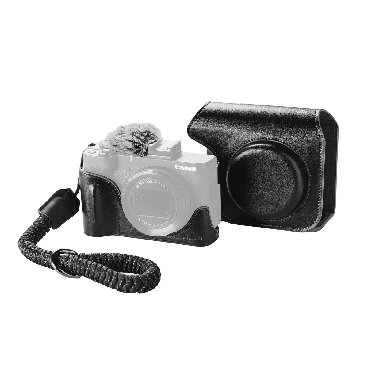 Smallrig Leather Case Kit For Canon Powershot V1 (Black) 5386 1