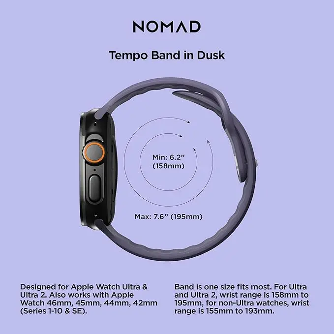Nomad Tempo Band Apple Watch 44-46Mm/Ultra (Dusk) 2